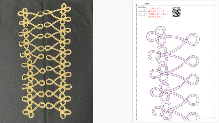 Frogging1　肋骨服の飾り