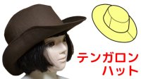ウエスタンハット、テンガロンハットの型紙